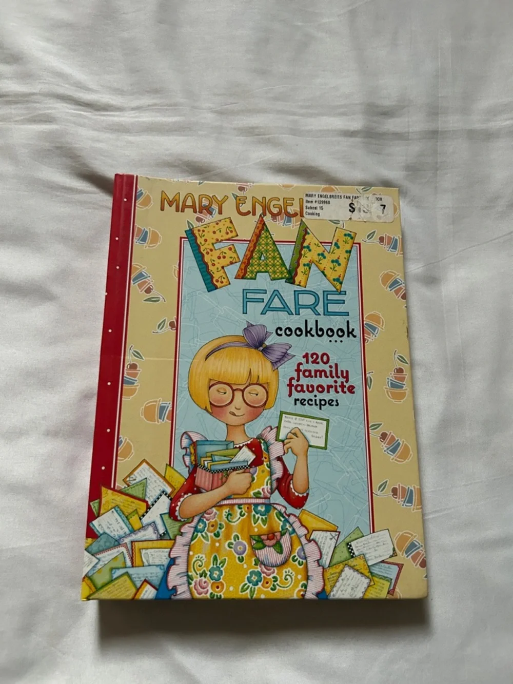 🐳2/$10🐳 Mary Engelbreit’s Fan Fare cookbook spiral hb